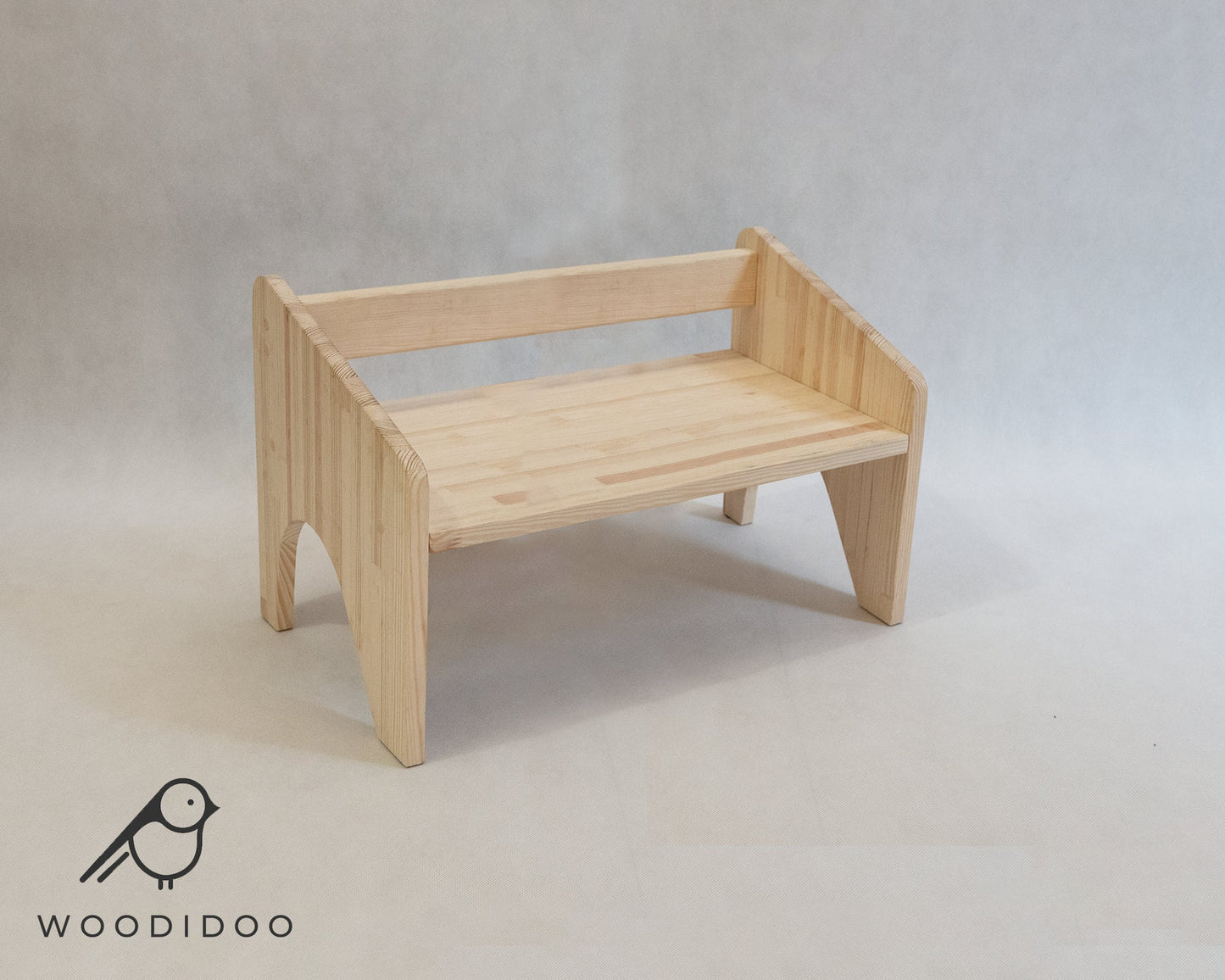 Wooden Bench for Toddlers