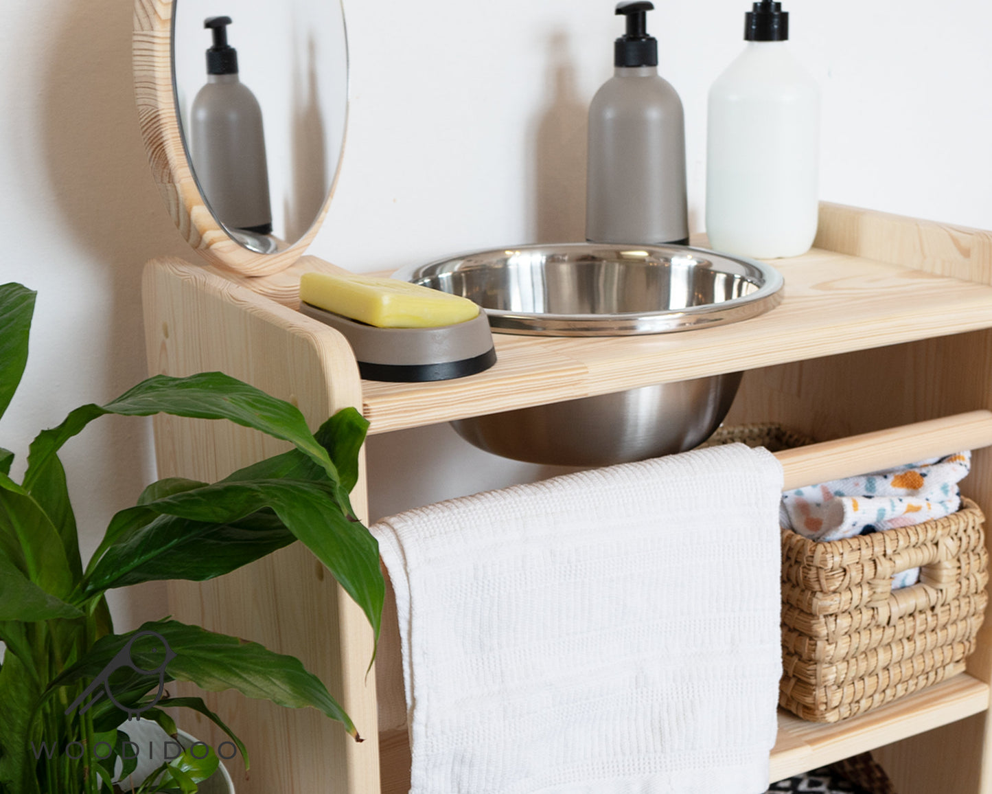 Montessori washbasin for Twins