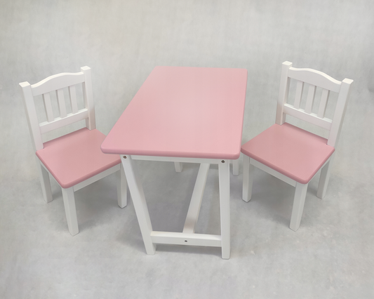Ractangular table and chair set for child | COLOURFUL