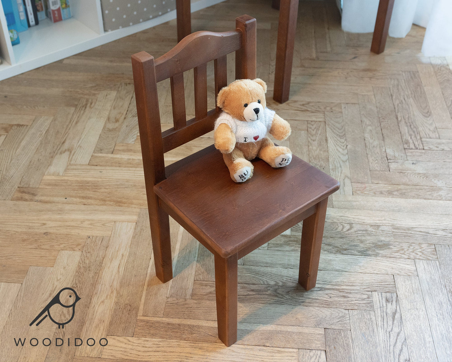 Childrens Wooden Table And Chair Set | LACQUERED WOOD