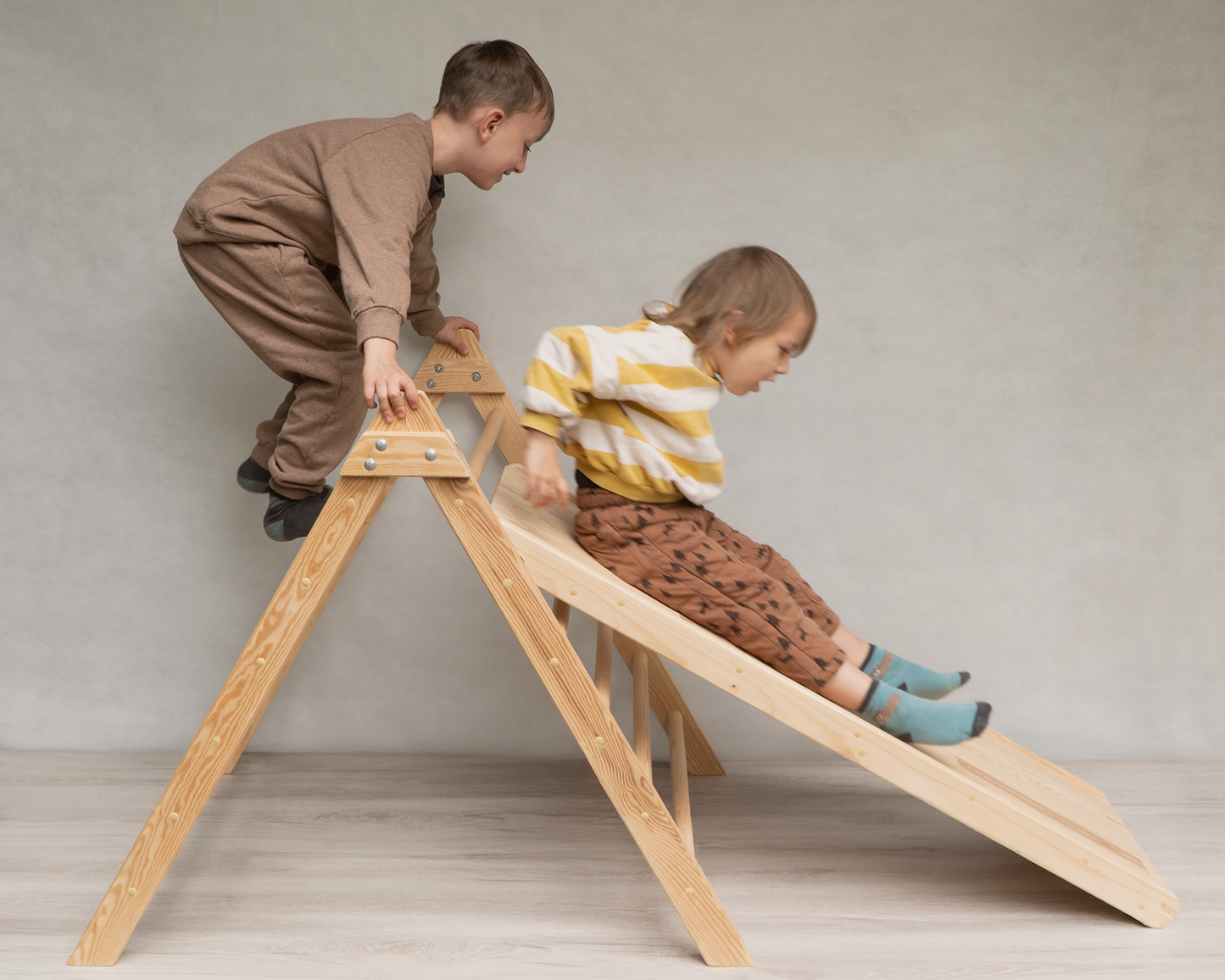 Klatretrekant og rutsjebane