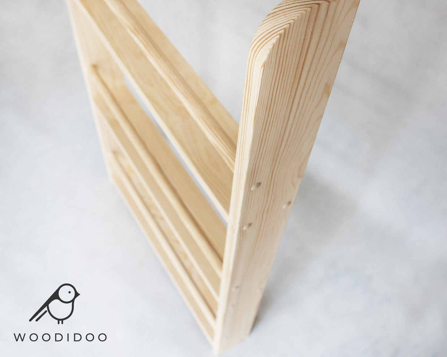 Wooden Children's Book Rack