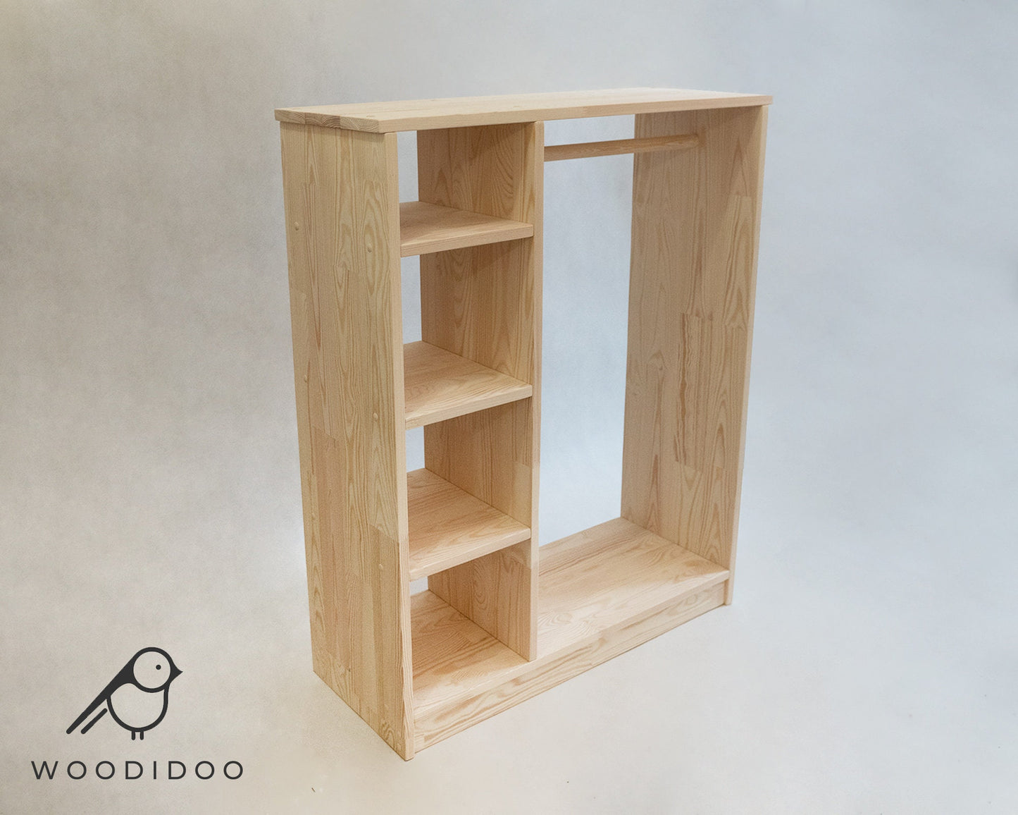 Wooden Wardrobe for Children