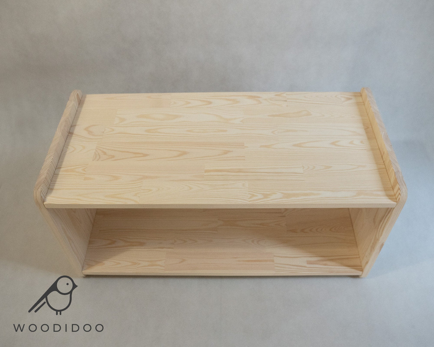 Montessori Low Toddler shelf, Montessori furniture, Wooden shelf for child, Children furniture