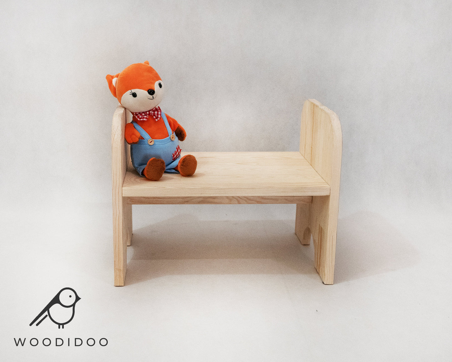 Wooden Bench for Toddlers