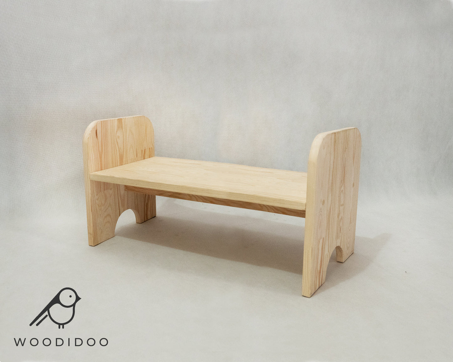 Wooden Bench for Toddlers