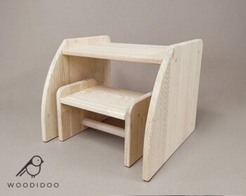 Nesting set of Wooden table and chair - Image 2
