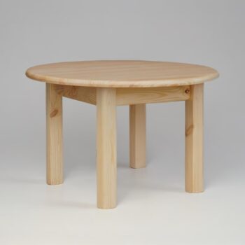 Wooden Circle Table 70cm - Image 3