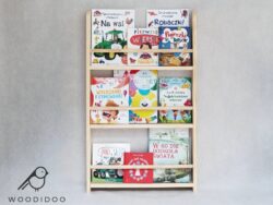 Wooden rack for books