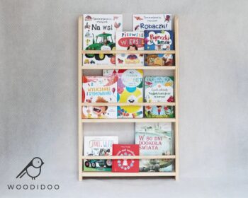 Wooden rack for books