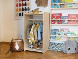 Wooden Wardrobe for Children