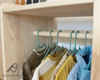 Wooden Wardrobe for Children - Image 2