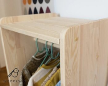 Wooden Wardrobe for Children - Image 4