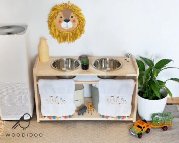 Montessori twin washbasin.